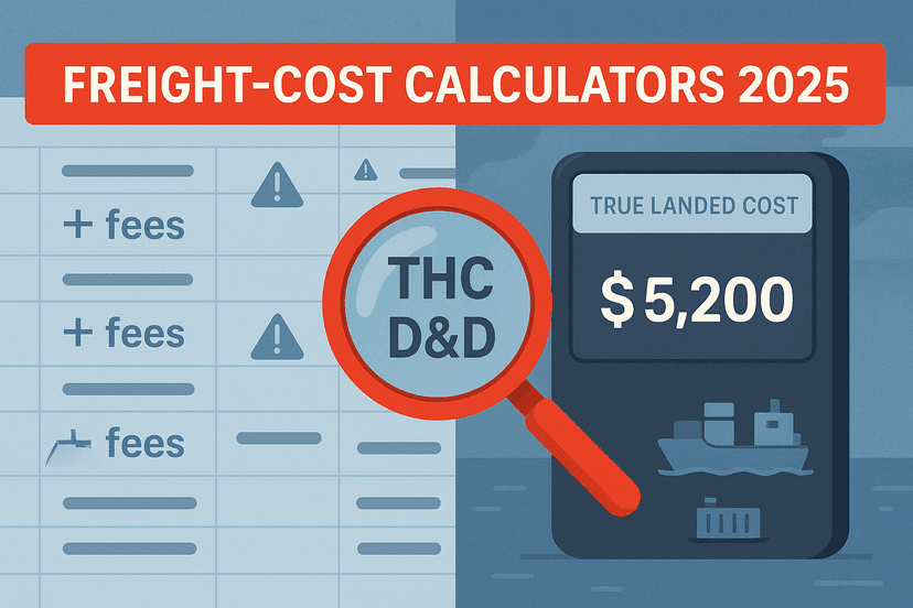 2025 Freight-Cost Calculators Compared (Free & Pro)