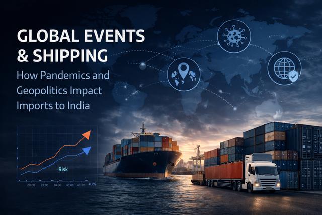 Global Events & Shipping: How Pandemics and Geopolitics Impact Imports to India