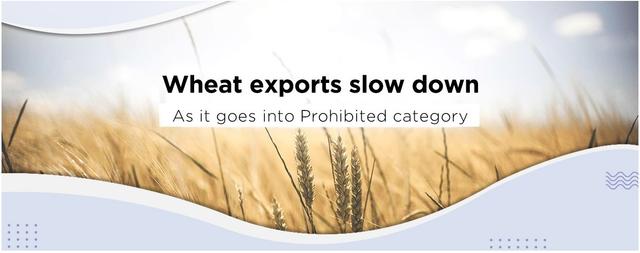 Wheat exports slow down due to regulation