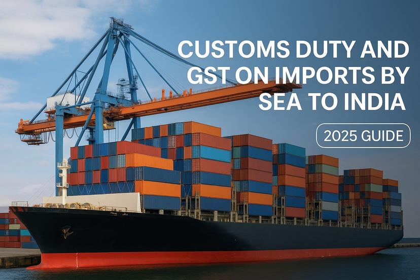Customs Duty and GST on Imports by Sea to India (2025 Guide)