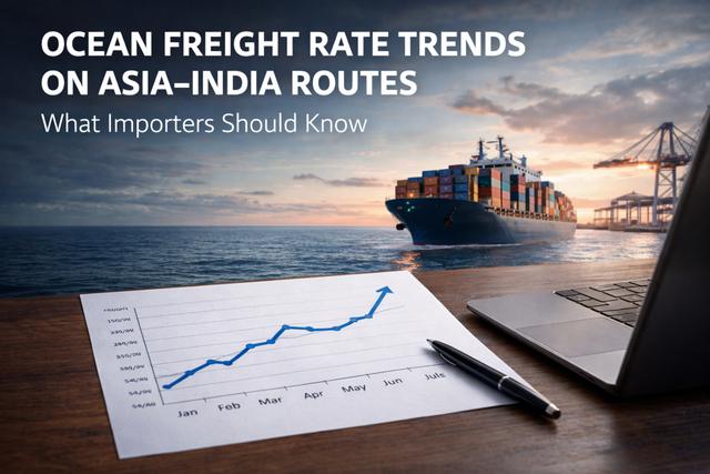 Ocean Freight Rate Trends on Asia–India Routes: What Importers Should Know
